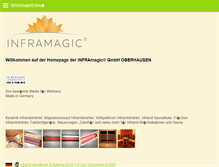 Tablet Screenshot of inframagic.de